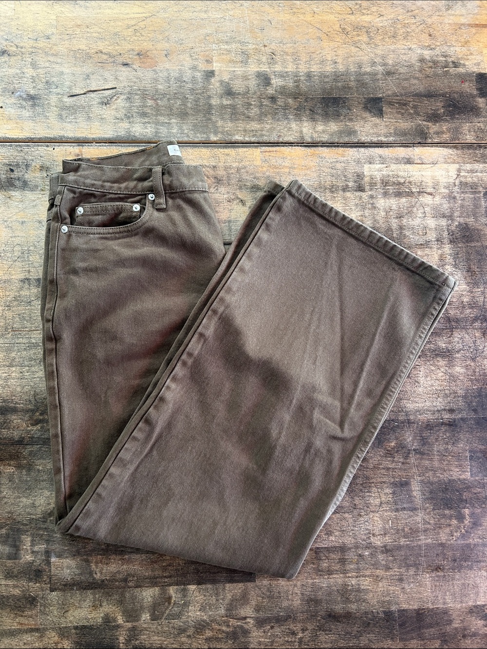 Brown California Arts Canon Relax Straight Leg Jeans 30 waist